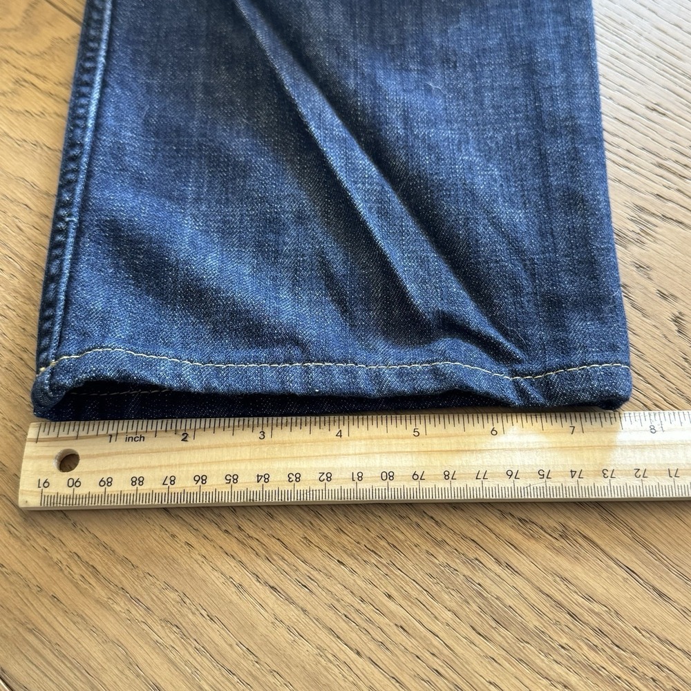 Vintage Diesel Quratt Jeans Men's 32x34 Dark Wash Faded Straight Leg Italy Y2K - Picture 13 of 13